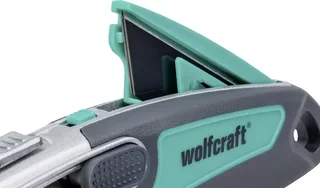 wolfcraft - 2 in 1 Veiligheidsmes met trapeziummes / Koordmes - 4106000 by Wolfcraft, Kleurloos – product image 3 of 4