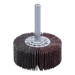Wolfcraft 2036000 Gr80 50x20 Mm 3000 Rpm Lamellenschleifscheibe Mit Schaft von Wolfcraft – Produktbild 1 von 5