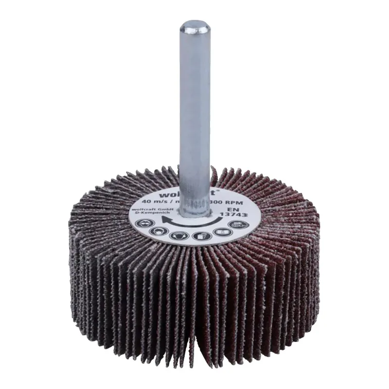 Wolfcraft 2036000 Gr80 50x20 Mm 3000 Rpm Lamellenschleifscheibe Mit Schaft von Wolfcraft – Produktbild 1 von 5