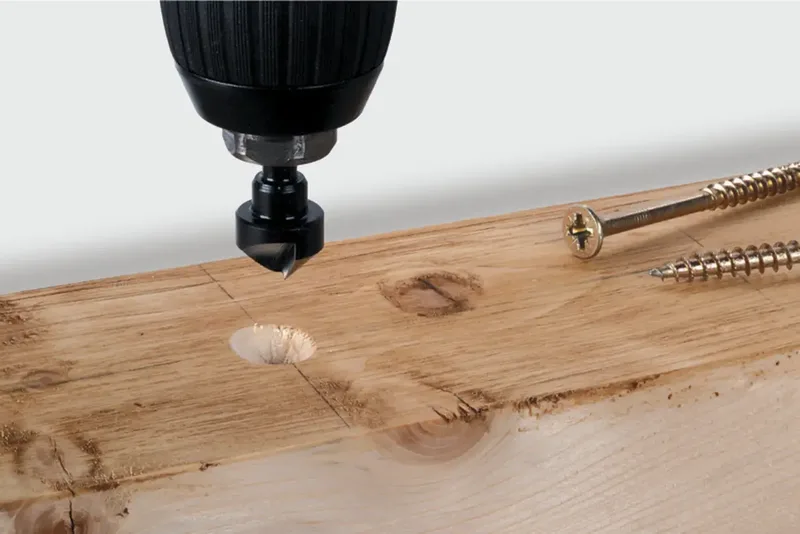 Wolfcraft 2504000 Kegelsenker-Set 6 mm, 12 mm, 16 mm Werkzeugstahl Zylinderschaft 1 Set de Wolfcraft – image du produit 2 sur 2