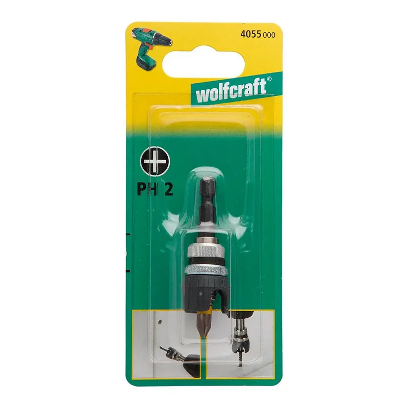 Wolfcraft 4055000 Schraubendreherbit Mit Tiefenanschlag von Wolfcraft – Produktbild 2 von 2