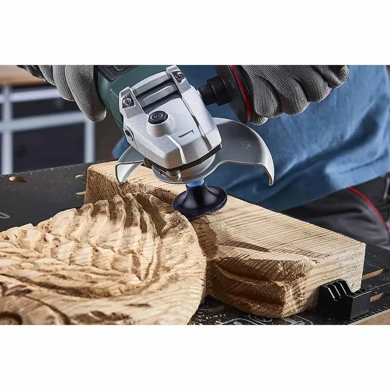 Wolfcraft 5607000 Schleifteller-Set für Winkelschleifer, 4-tlg. Durchmesser 50 mm von Wolfcraft – Produktbild 5 von 6