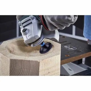 Wolfcraft 5607000 Schleifteller-Set für Winkelschleifer, 4-tlg. Durchmesser 50 mm von Wolfcraft – Produktbild 3 von 6