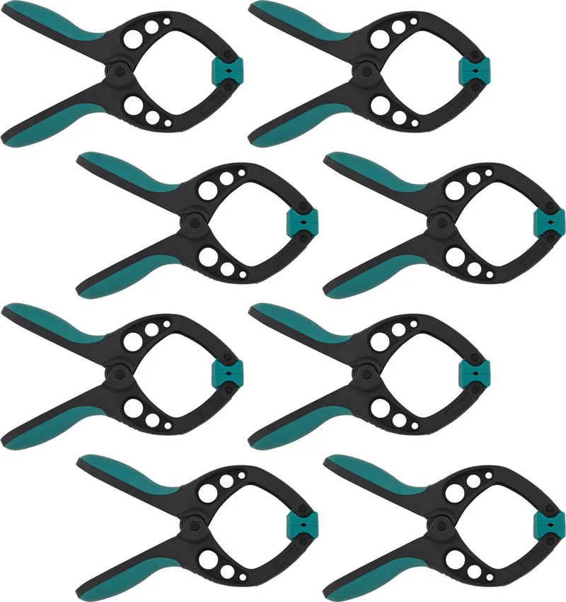 wolfcraft - 8 veerklemmen PRO - Veerklem 40 mm - Zeilklem - Marktklem - EXTRA STERK - Zeilklemmen - 8651000 de Wolfcraft, Multicolore – image du produit