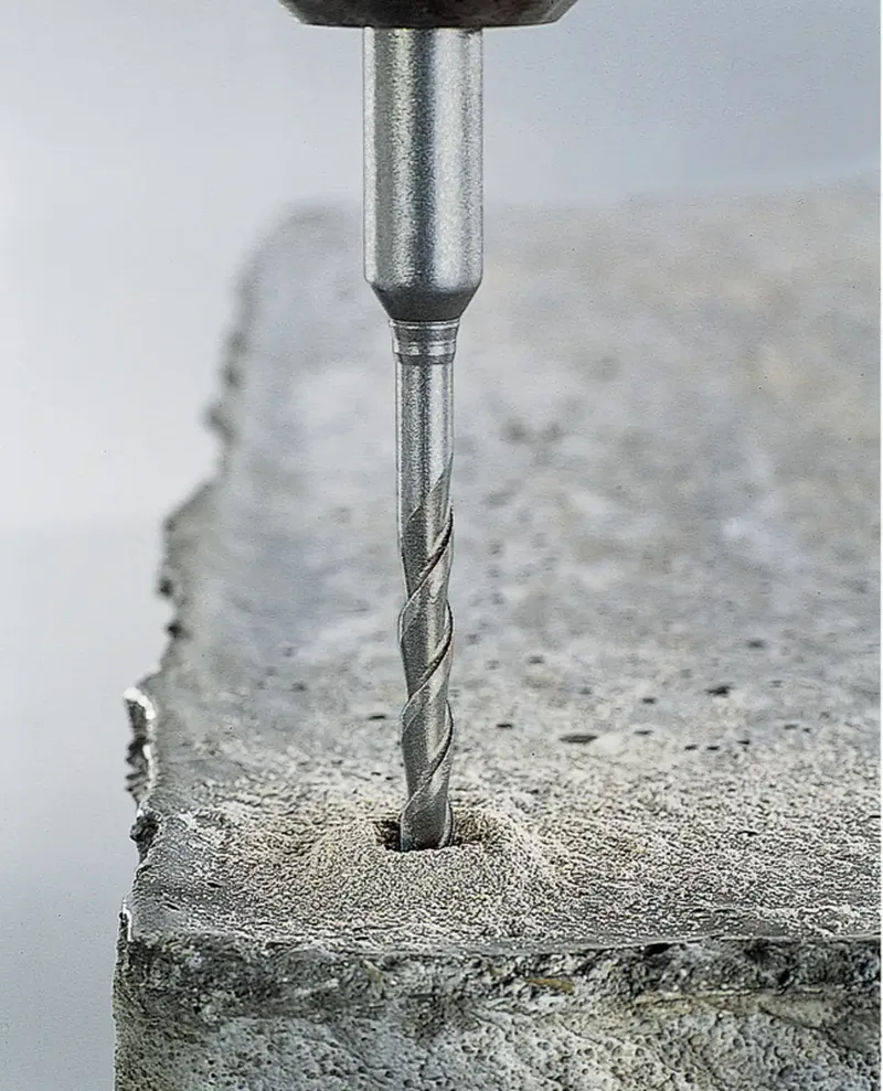 Wolfcraft 8456000 Hartmetall Hammerbohrer-Set 4teilig 5 mm, 6 mm, 6 mm, 8 mm SDS-Plus 1 Set de Wolfcraft – image du produit 2 sur 2