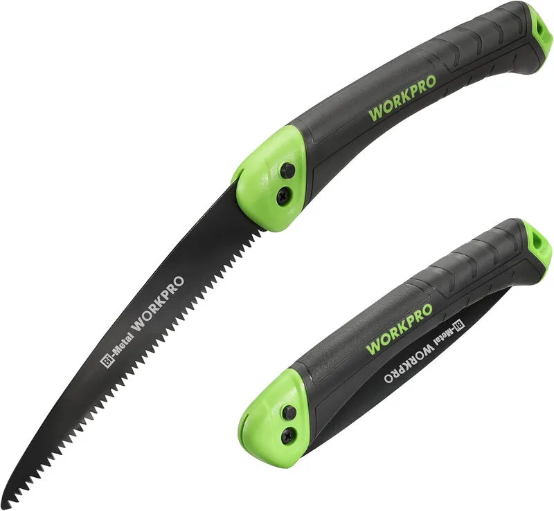 Astsäge, faltbare Gartenastsäge mit scharfen Klingen aus Bimetall, multifunktionale faltbare Säge für Garten, Holz de Workpro – image du produit