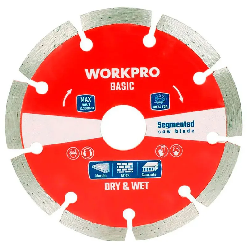 Basic Segmented 115 X 20 Mm Diamanttrennscheibe van Workpro – productafbeelding