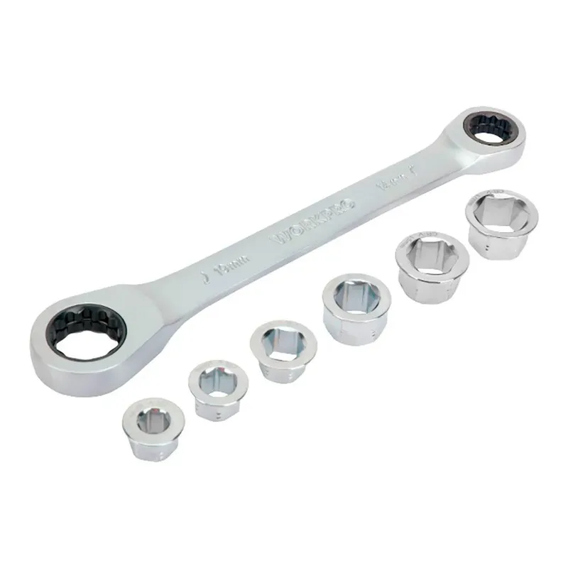 Cr-v 14 X 19mm Steckschlüssel-und Ratschensatz 7 Stücke by Workpro – product image