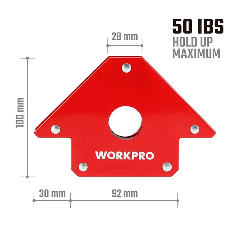 Équerre De Soudure Magnétique 45/90/135º 100 Mm by Workpro – product image 6 of 6