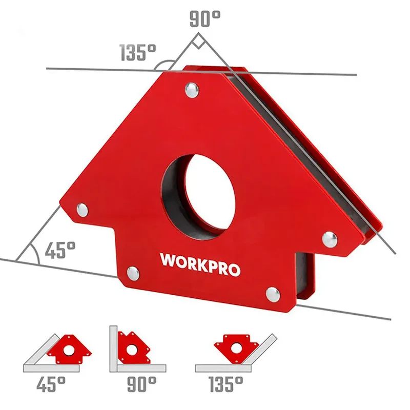Équerre De Soudure Magnétique 45/90/135º 125 Mm by Workpro – product image 3 of 6