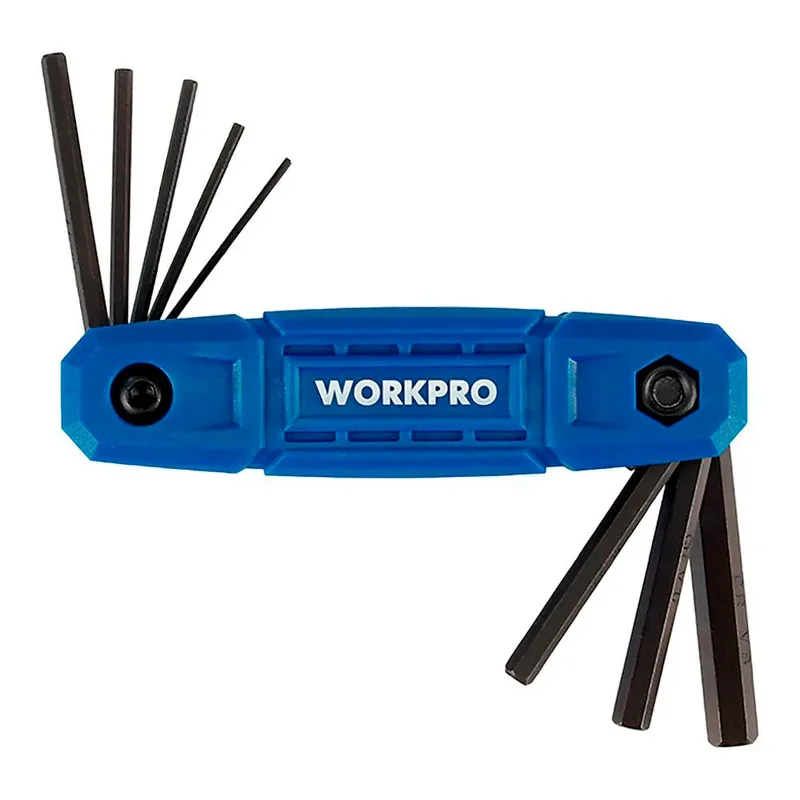 Folding Metric Inbussleutelset 8 Stukken von Workpro – Produktbild