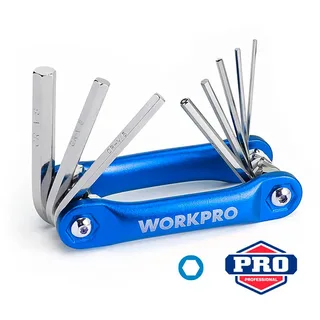 Folding Metric Inbussleutelset 8 Stukken by Workpro – product image 5 of 6