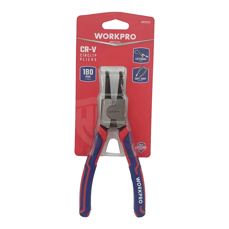 Gebogene Externe Sicherungsringzange 180 Mm von Workpro – Produktbild