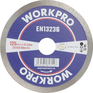 GSOSCR-2 Diamanten doorslijpschijf 125 mm 1 stuk(s) Keramiek, Porselein, Marmer, Metselwerk, Glas, Kalksteen, Graniet, Natuursteen, Zandsteen de Workpro – image du produit 1 sur 2