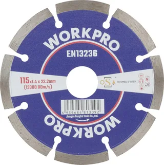 GSOSSE-1 Doorslijpschijf 115 mm 1 stuk(s) Keramiek, Porselein, Marmer, Metselwerk, Glas, Kalksteen, Graniet, Natuursteen, Zandsteen de Workpro – image du produit 1 sur 2