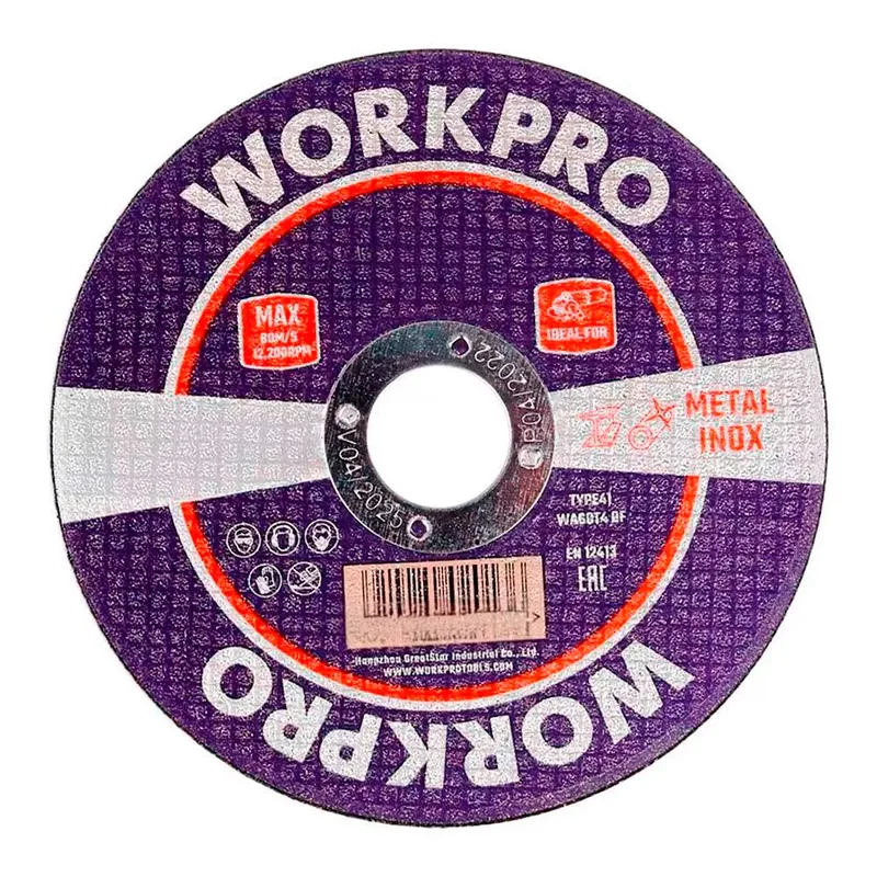 Inox T41 115 X 1.2 X 22.2 Mm Trennscheibe Für Metall von Workpro – Produktbild