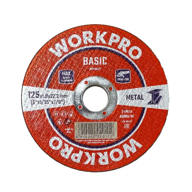 Inox T41 125 X 1.0 X 22.2 Mm Trennscheibe Für Metall von Workpro – Produktbild