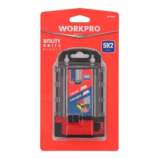 Lame De Cutter Cuchillas Trapezoidales 100 Unidades by Workpro – product image 3 of 6