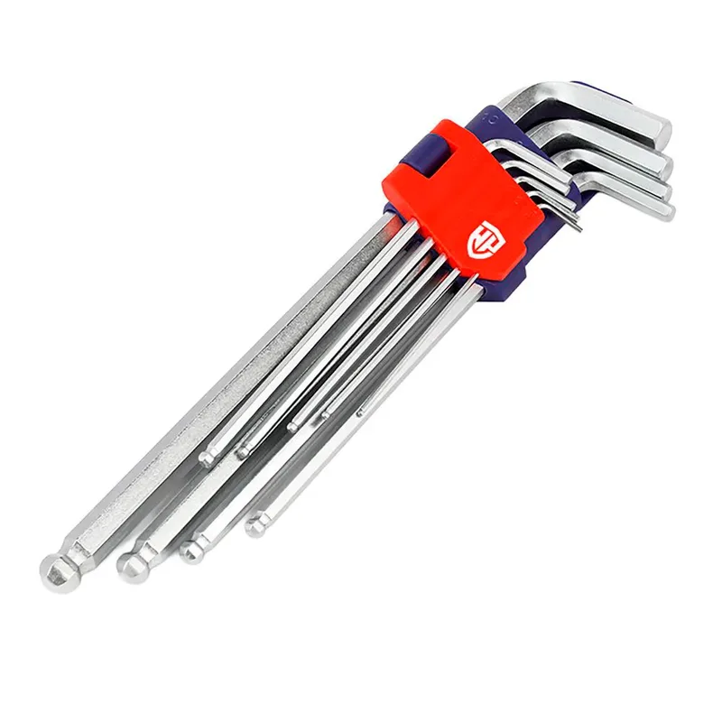 Long Arm Ball End Cr-v Set Metric Inbussleutelset 9 Stukken by Workpro – product image