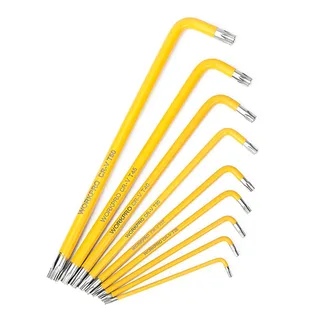 Long Security Torx-sleutel 9 Stukken van Workpro – productafbeelding 3 van 6