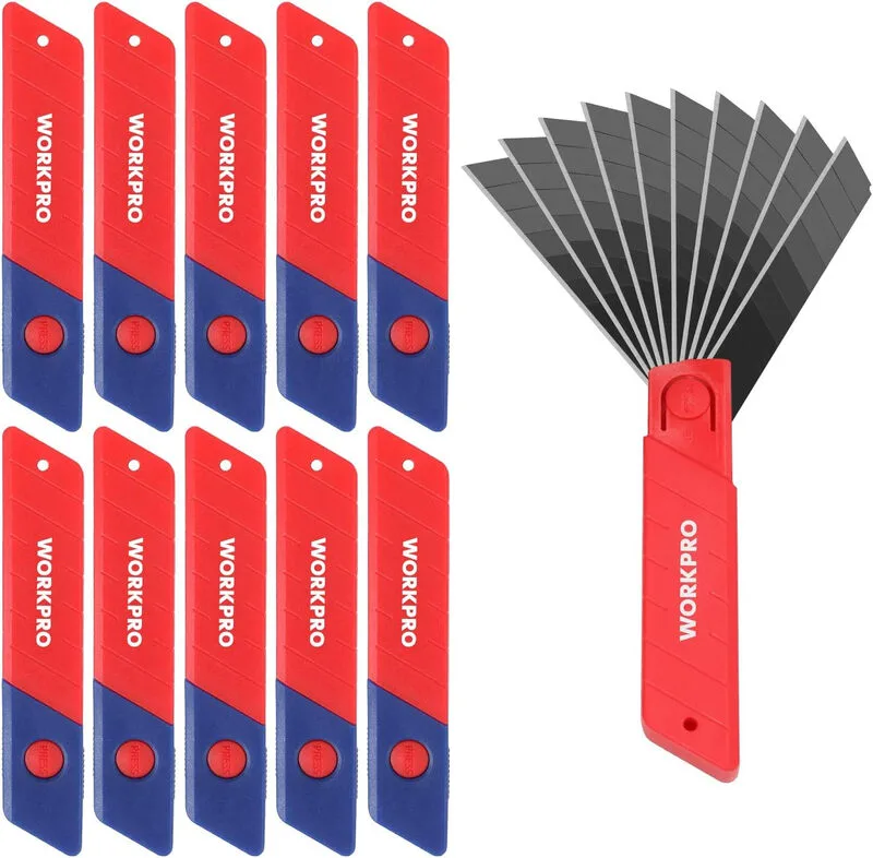 Lot de 100 lames de cutter sécables en SK5 - 18 mm von Workpro – Produktbild