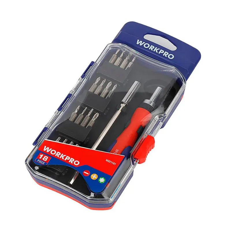 Precision Schraubendreher-set 18 Stücke van Workpro – productafbeelding 5 van 6