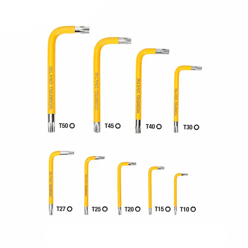 Security Torx-schlüssel 9 Stücke von Workpro – Produktbild 4 von 6