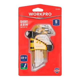 Security Torx-schlüssel 9 Stücke von Workpro – Produktbild 5 von 6