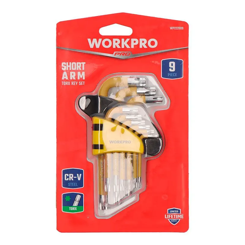 Security Torx-schlüssel 9 Stücke von Workpro – Produktbild 5 von 6