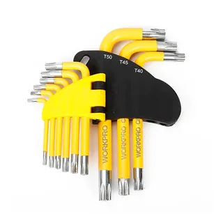 Security Torx-schlüssel 9 Stücke von Workpro – Produktbild 2 von 6
