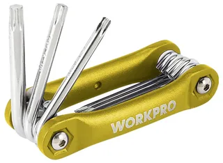 TX Haakse schroevendraaierset T 8, T 10, T 15, T 20, T 25, T 27, T 30, T 40 de Workpro – image du produit 1 sur 2