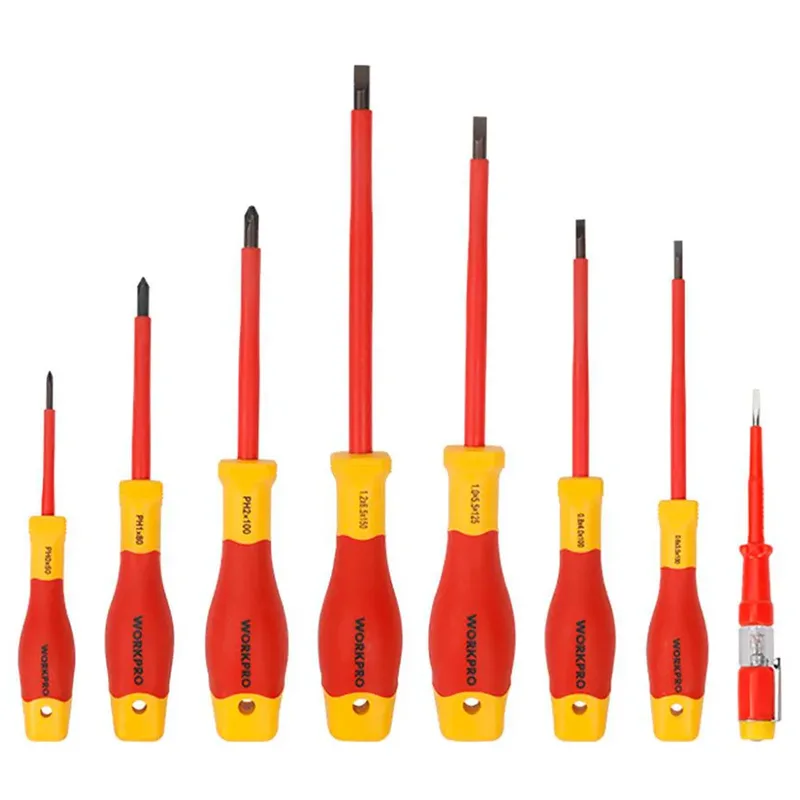 Vde Insulated Schraubendreher-set 8 Stücke von Workpro – Produktbild