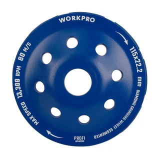 Workpro 115 X 22.2 Mm 9z Schruppscheibe van Workpro – productafbeelding 2 van 2