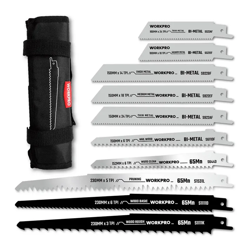 Workpro 21593 Säbelsägeblatt-set 20 Stücke de Workpro – image du produit 1 sur 5