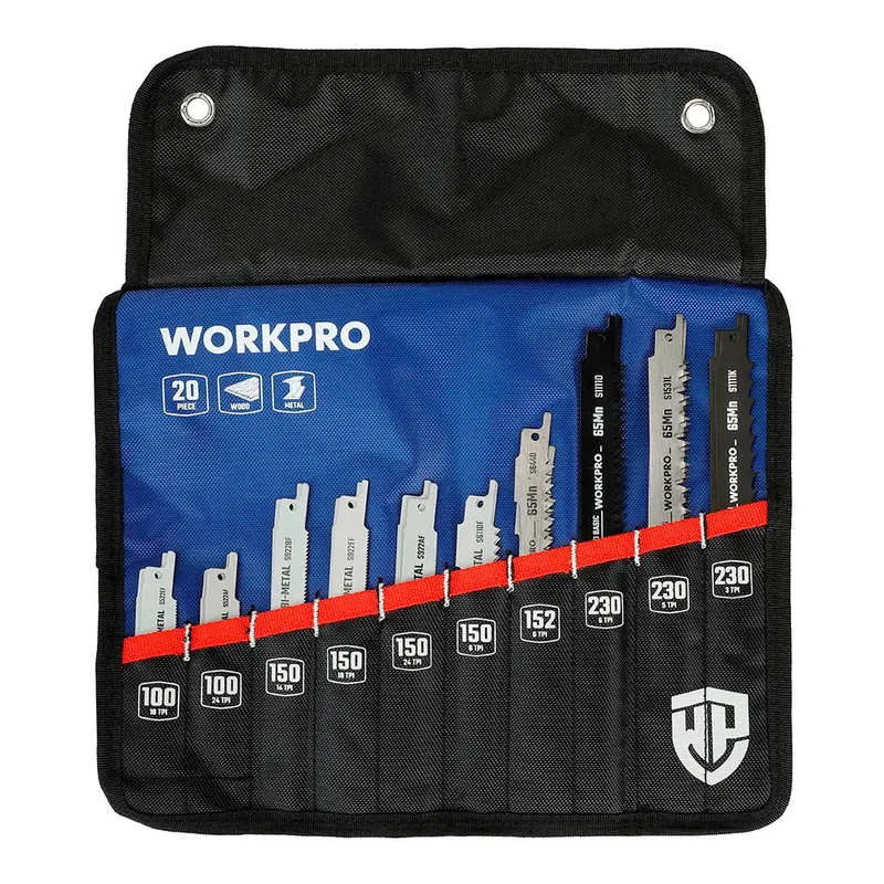 Workpro 21593 Säbelsägeblatt-set 20 Stücke de Workpro – image du produit 2 sur 5