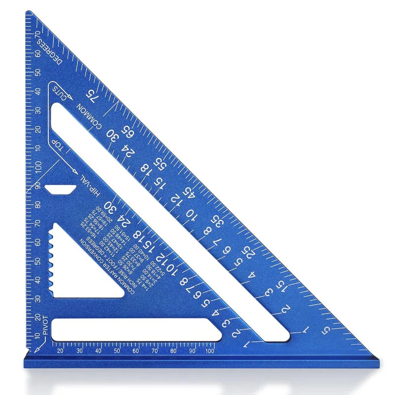 WORKPRO 7 Zoll Aluminiumlegierung Anschlagwinkel Messwerkzeug für Zimmerleute 180 mm de Workpro – image du produit
