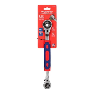 Workpro 8 In 1 Multi-socket 8-10-12-13-14-17-19-21 Mm Ratsche by Workpro – product image 3 of 3