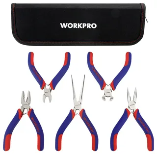 WP201015 Universal Mini-Zangen Set 5teilig fra Workpro – produktbillede 1 af 3