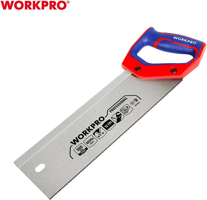 WP215014 Verstekzaag 300 mm – Met Versterkte Rug & 65Mn Zaagblad van Workpro – productafbeelding