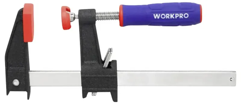 WP232033 Schraubzwinge Spann-Weite (max.):600 mm Produktabmessung, Länge: 600 mm von Workpro – Produktbild 1 von 3