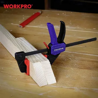 WP232034 Einhandzwinge Produktabmessung, Länge: 100 mm von Workpro – Produktbild 2 von 3