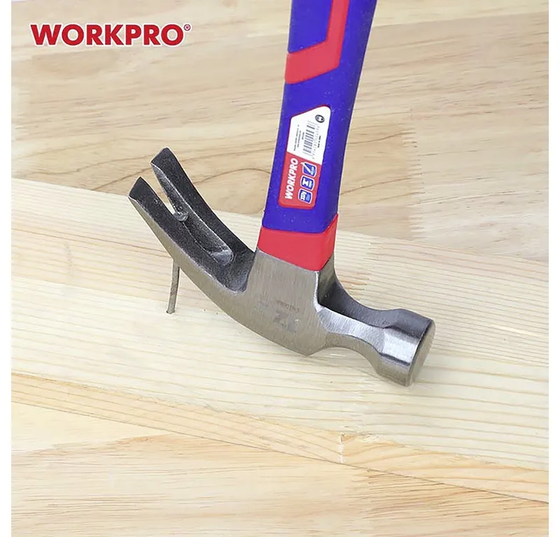 WP241009 Klauwhamer Ergonomische handgreep, Hard 225 g 1 stuk(s) von Workpro, Kleurloos – Produktbild 4 von 5
