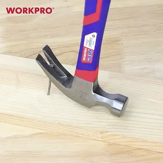 WP241011 Klauwhamer Ergonomische handgreep, Hard 450 g 1 stuk(s) by Workpro, Kleurloos – product image 2 of 2