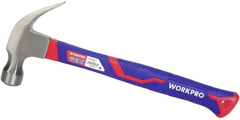 WP241012 Klauwhamer Ergonomische handgreep, Hard 560 g 1 stuk(s) by Workpro, Kleurloos – product image 1 of 2