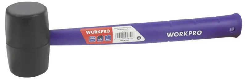 WP241041 Rubberen hamer 450 g 1 stuk(s) von Workpro, Kleurloos – Produktbild 2 von 2
