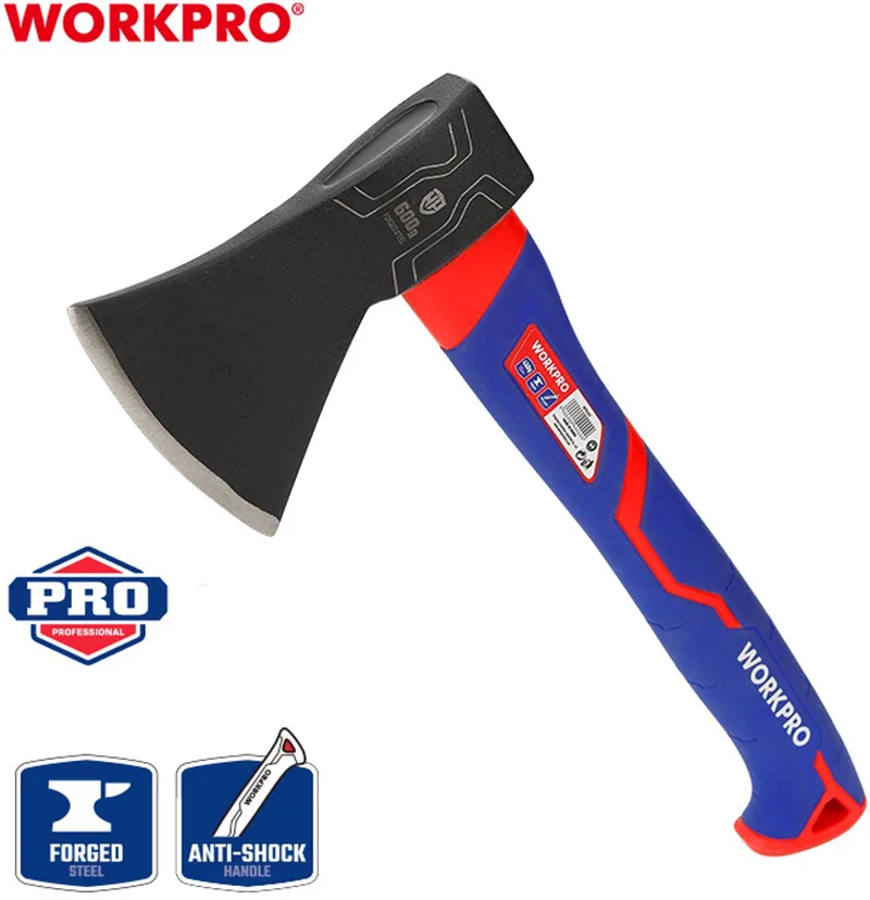 WP241043 Bijl 600 g – Staal en Fiberglass Steel – Professioneel - Noodpakket de Workpro – image du produit