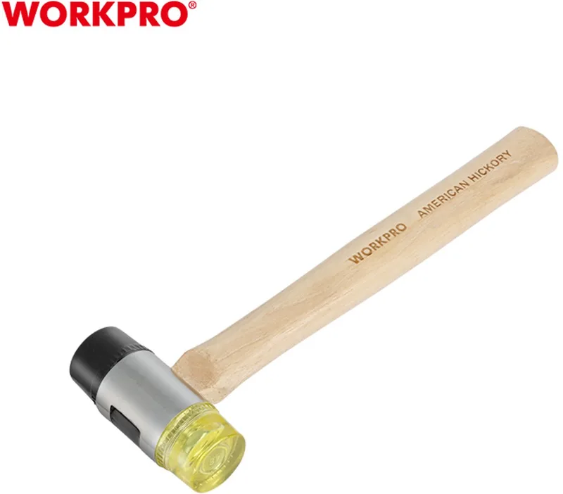 WP241050 Terugslagvrije Hamer – 35 mm – Gietijzer met PVC-Coating van Workpro – productafbeelding