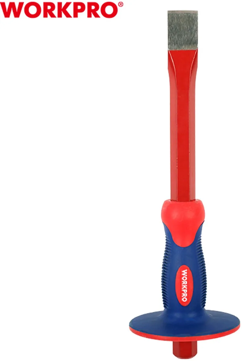 WP242002 Platte Koudbeitel sloopbeitel 305 mm – CR-V Staal met Ergonomische Handgreep – Professioneel by Workpro – product image