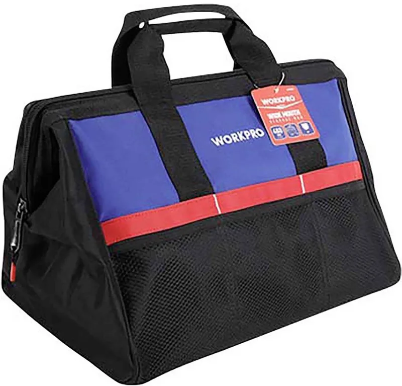 WP281002 Gereedschapstas (zonder inhoud) (l x b x h) 450 x 290 x 320 mm de Workpro, Bleu, Rouge, Noir – image du produit 1 sur 2