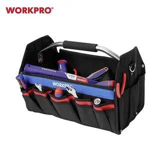 WP281011 Gereedschapstas (zonder inhoud) (l x b x h) 410 x 235 x 270 mm de Workpro, Bleu, Rouge, Noir – image du produit 2 sur 3